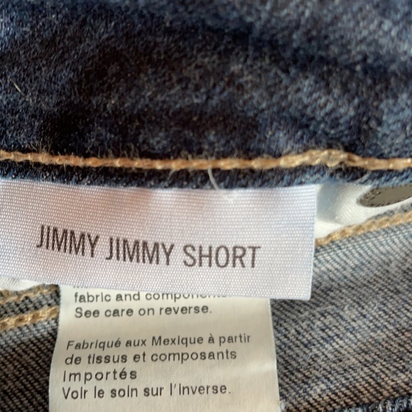 Paige blue jean shorts size 28 jimmy jimmy shorts - Picture 4 of 5